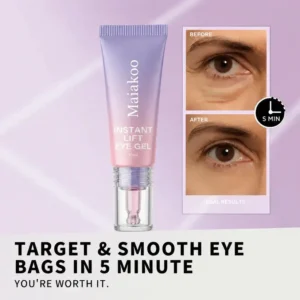 Maiakoo Instant Lift Eye Gel for Puffiness, Bags & Wrinkles