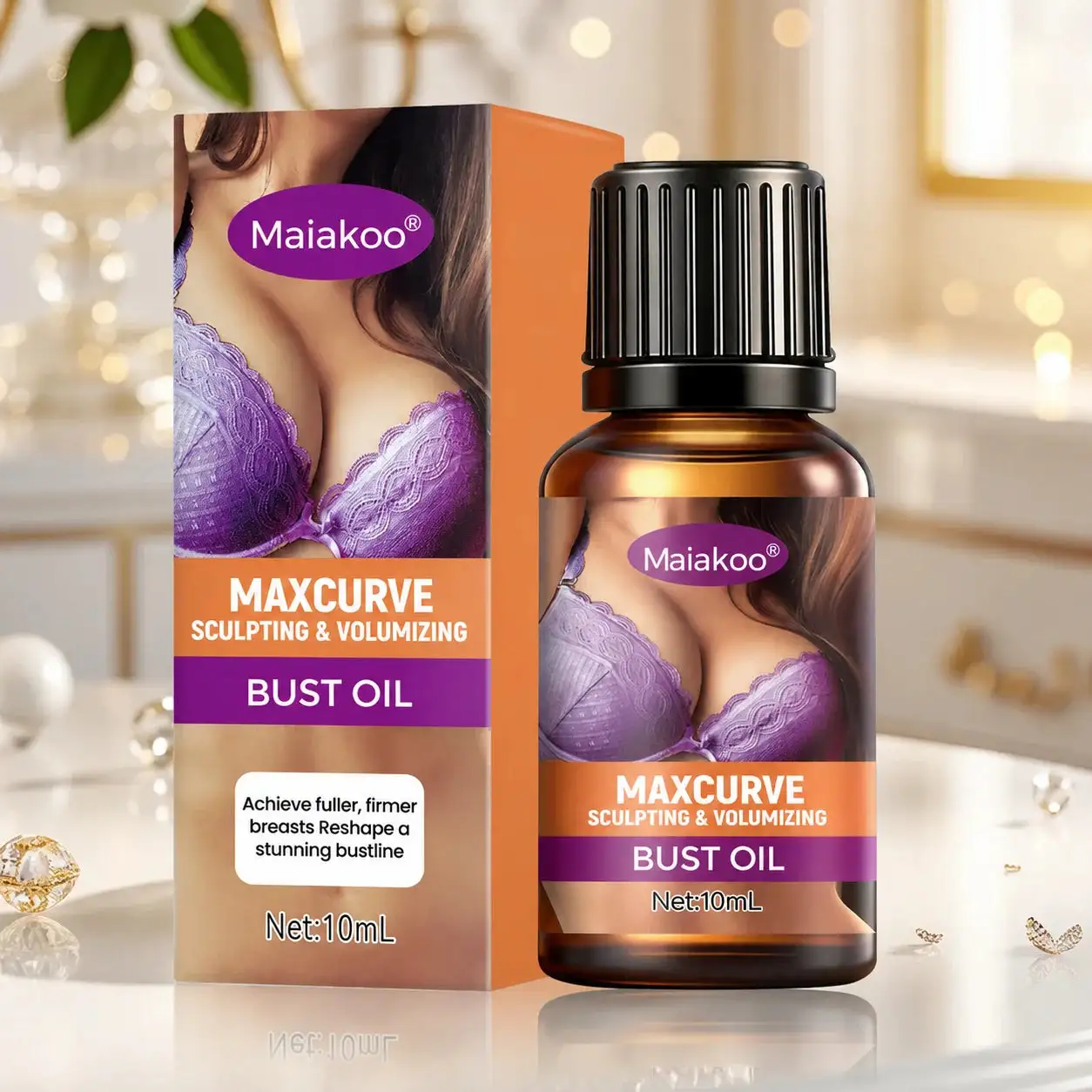 Maiakoo® MaxCurve Sculpting & Volumizing Bust Oil