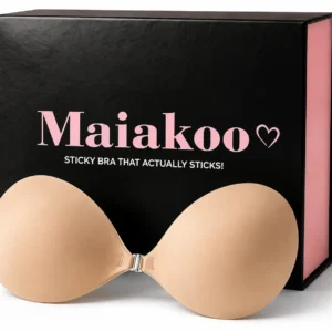 Maiakoo Strapless Adhesive Push-Up Bra
