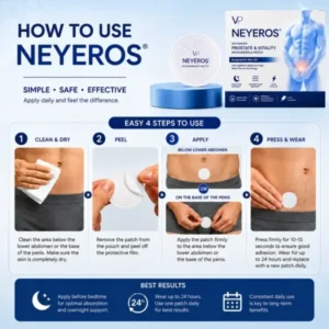NEYEROS® Advanced Prostate Vitality Microneedle Patch
