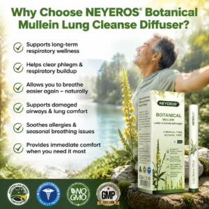 NEYEROS® Botanical Mullein Lung Cleanse Diffuser