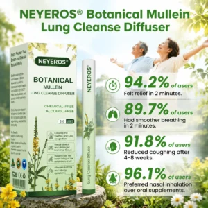 NEYEROS® Botanical Mullein Lung Cleanse Diffuser