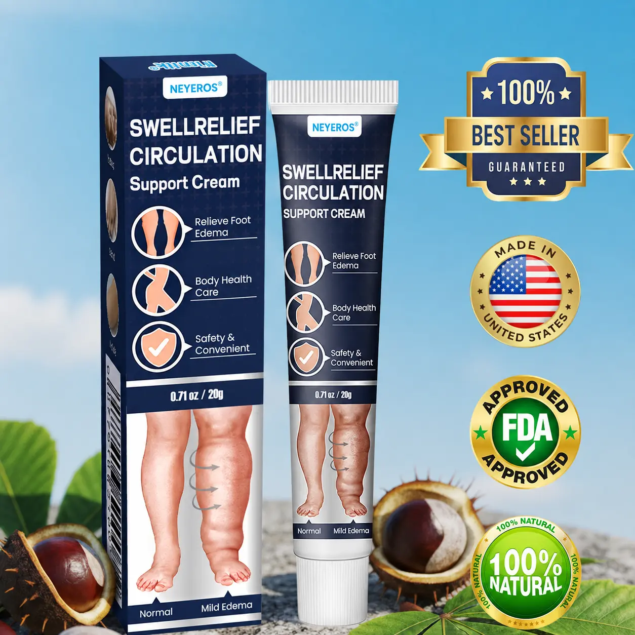 NEYEROS® SwellRelief Circulation Support Cream