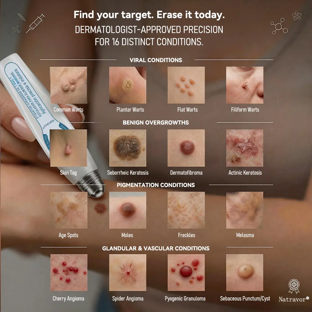 Natravor® 7-Day Skin Tag & Spot Eraser Painless & Scar-Free Advanced Skin Renewal Roller Pen