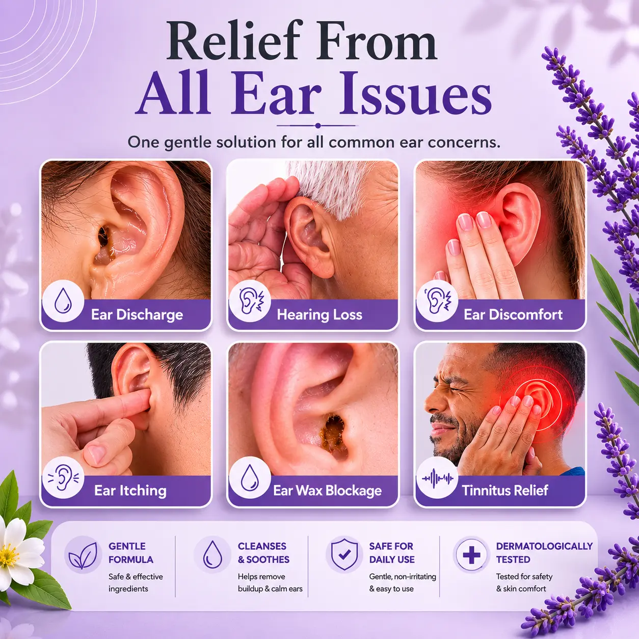 SERELLE™ Ear Relief Drops - Gentle Wax Softening & Itch Relief Solution
