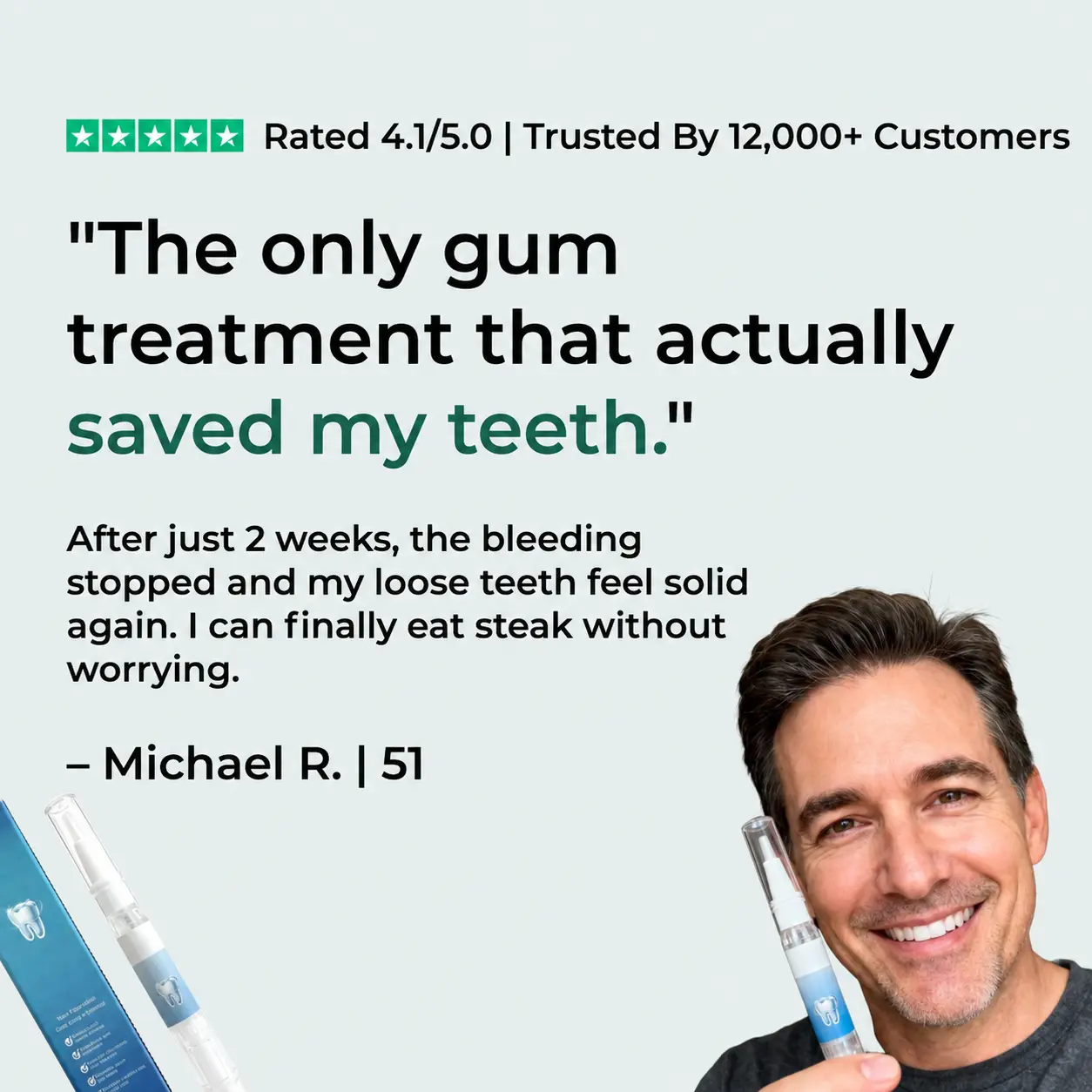 Teeth Repair Gel for Bleeding Gums & Gum Recession | Deep Penetrating Gum Care