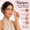 TopSpire 2-in-1 Facial & Eyebrow Hair Trimmer