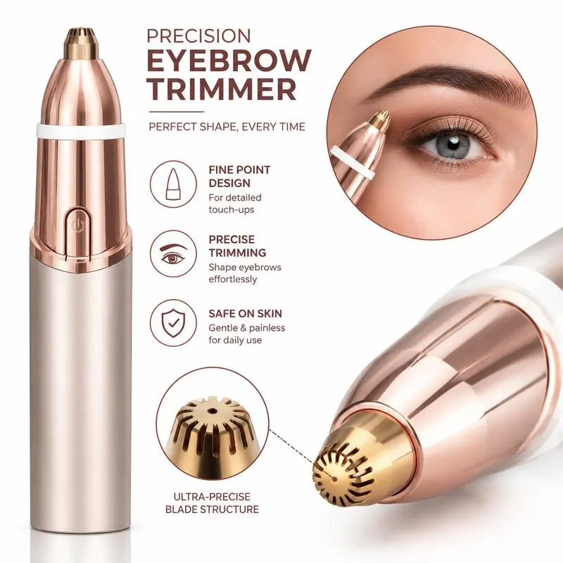 TopSpire 2-in-1 Facial & Eyebrow Hair Trimmer