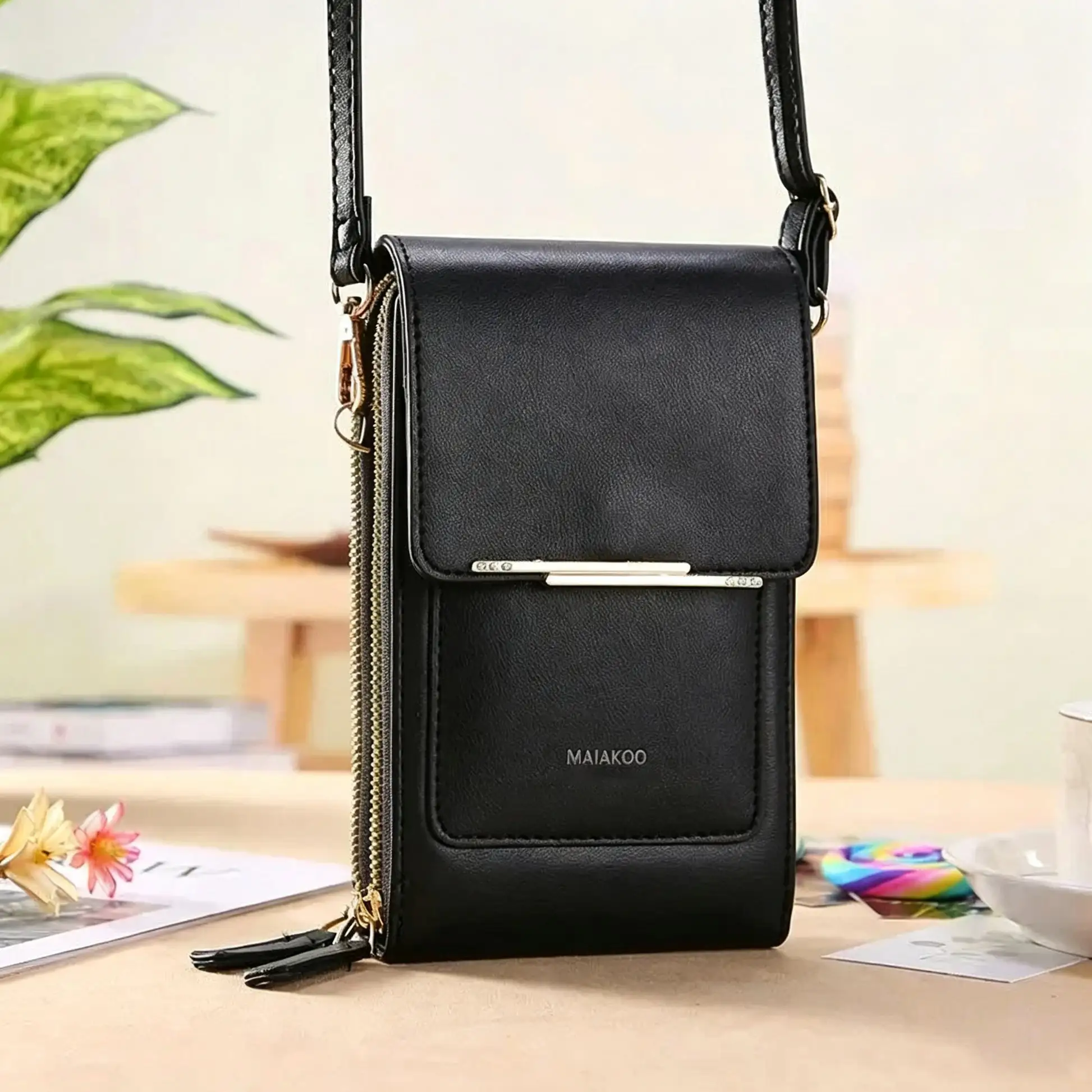 Touchscreen Crossbody Phone Wallet for Women