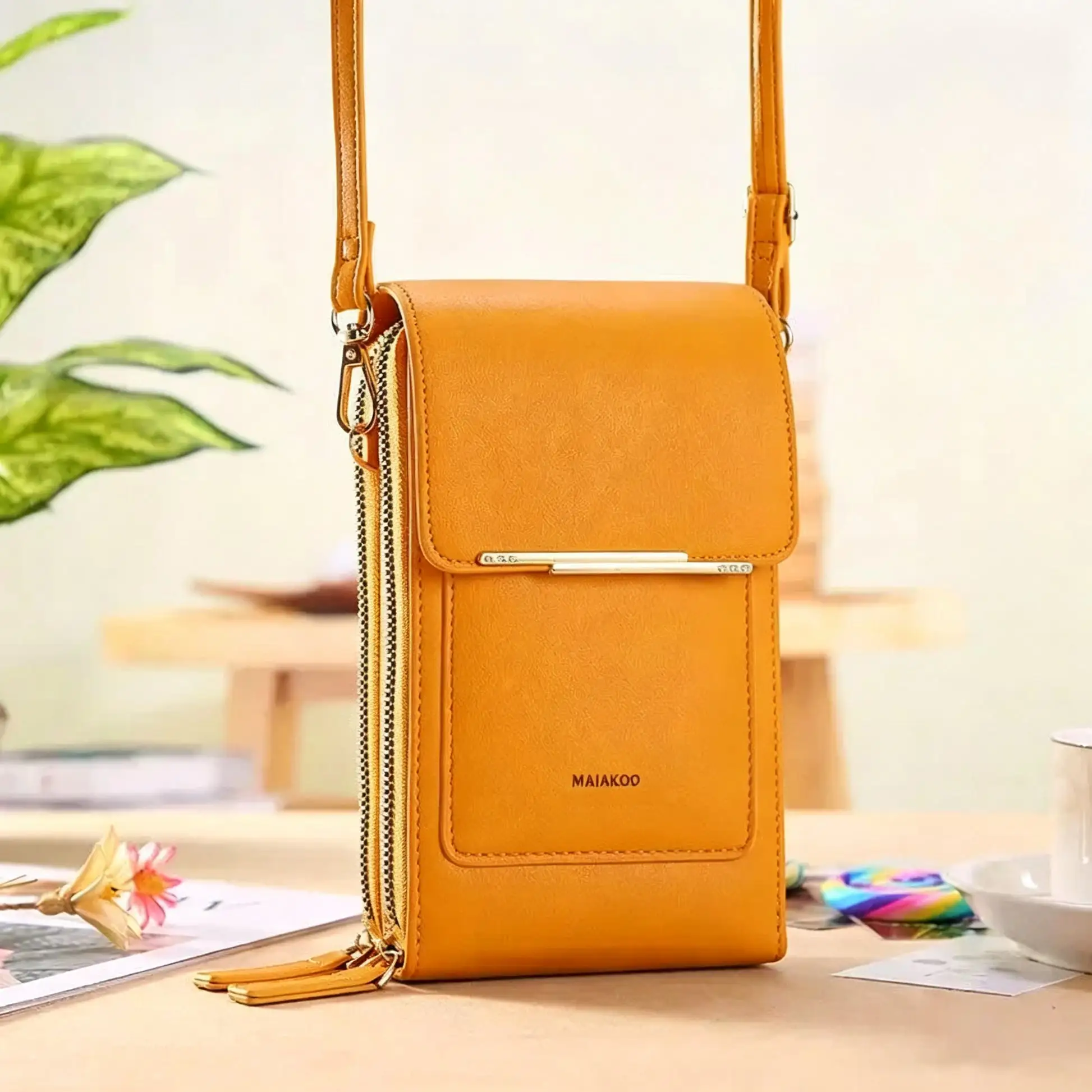 Touchscreen Crossbody Phone Wallet for Women