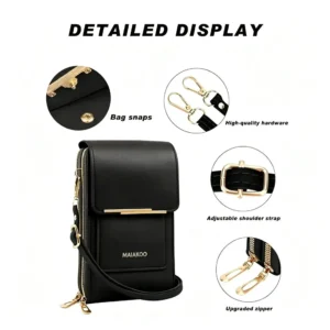 Touchscreen Crossbody Phone Wallet for Women