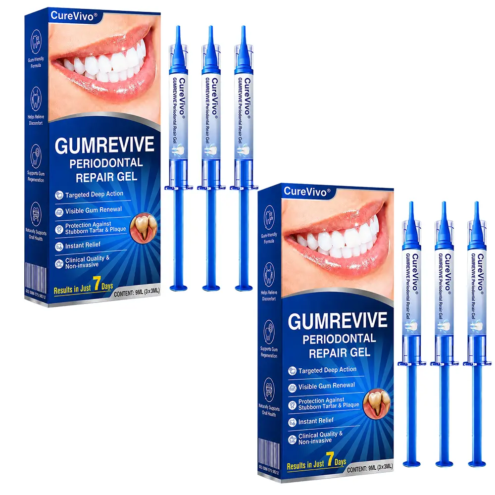 🇺🇸👨⚕️🦷 CureVivo® GumRevive Periodontal Repair Gel⏰⏰