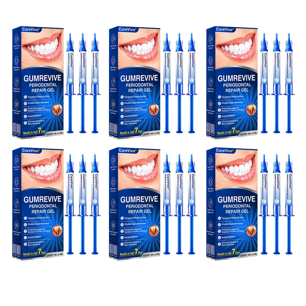 🇺🇸👨⚕️🦷 CureVivo® GumRevive Periodontal Repair Gel⏰⏰