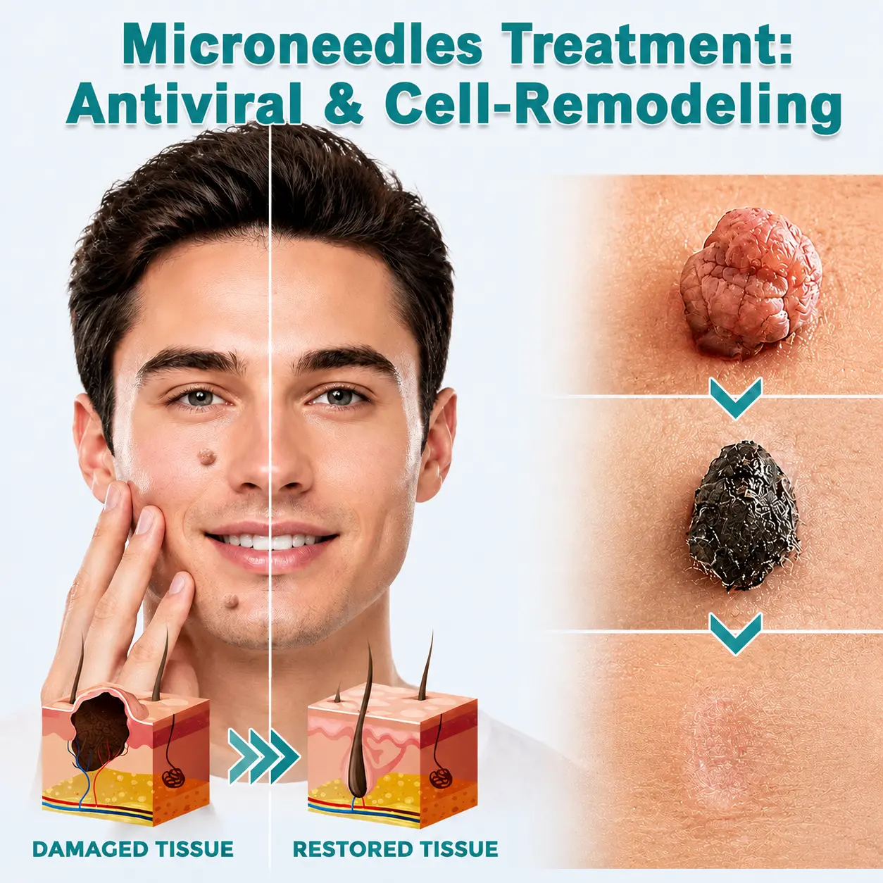 Healrize® 2-in-1 Microneedle & Hydrocolloid Patch